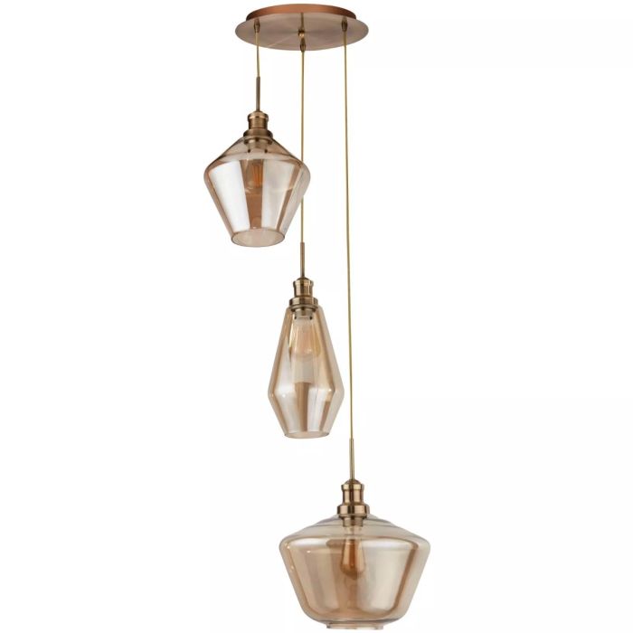 Searchlight Hanglamp Mia champagne 51cm 5053423158679