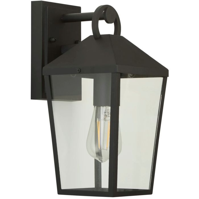Searchlight Buitenwandlamp Newcastle zwart 33cm 5053423326696