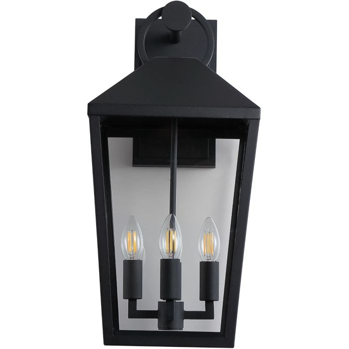 Searchlight Buitenwandlamp Newcastle zwart 55cm 5053423328102