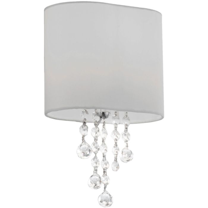 Searchlight Wandlamp Nina wit 18cm 5013874412188