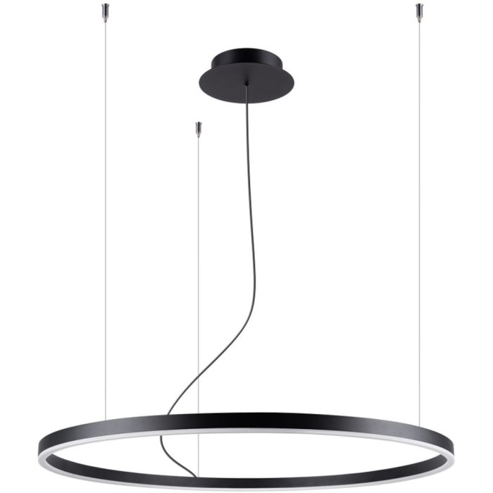 Thoro Hanglamp Oda zwart 80cm 5903282736108