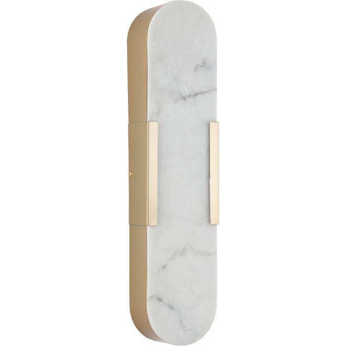 Searchlight Wandlamp Opaline goud 50cm 5053423300757