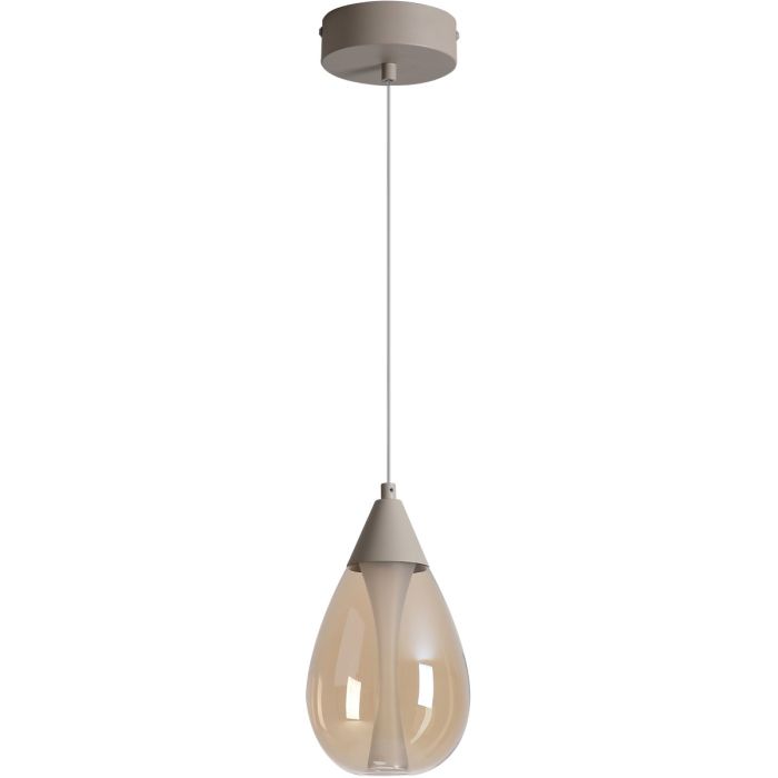 Searchlight Hanglamp Pear zand 15cm 5053423325668