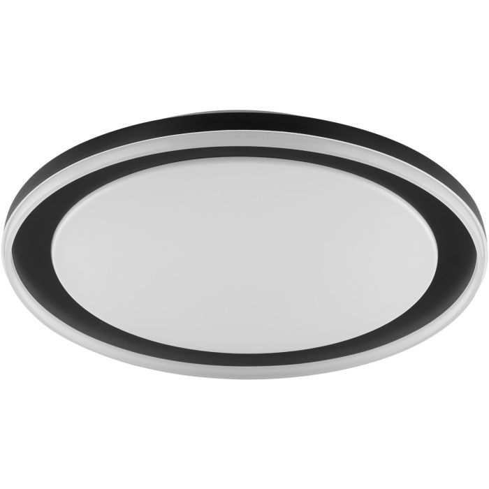 Brilliant Plafonniere Pederson zwart 45cm 4004353471490