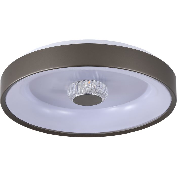 Searchlight Plafonniere Polka koffie 39cm 5053423304366