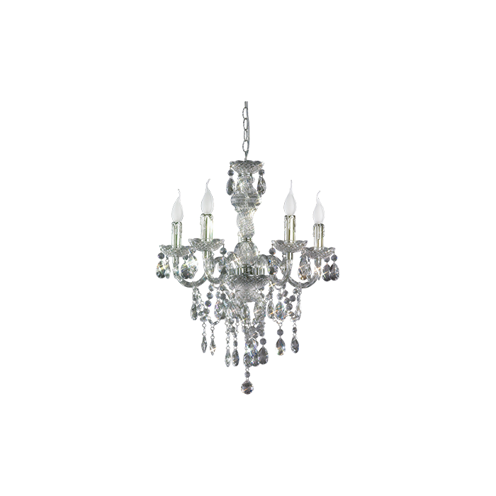 Trio  Kroonluchter Lüster helder 52cm 4017807108569