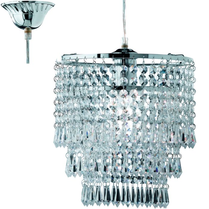 Trio  Hanglamp Orient chroom 25cm 4017807149289