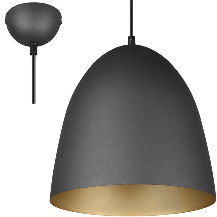 Trio  Hanglamp Tilda zwart 25cm 4017807522297