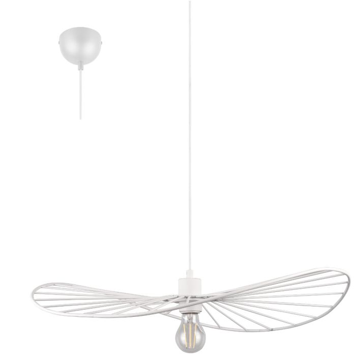 Trio  Hanglamp Chapeau wit 60cm 4017807574104