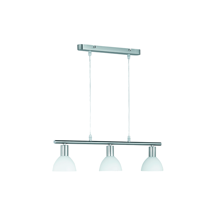 Trio  Hanglamp Dallas staal 61cm 4017807188158