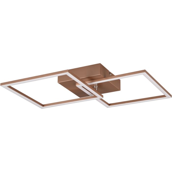 Trio  Plafondlamp Trail koffie 45cm 4017807578973