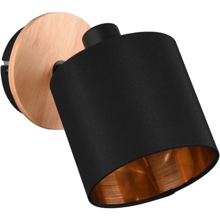 Trio  Spot Tommy zwart-goud 18cm 4017807542547