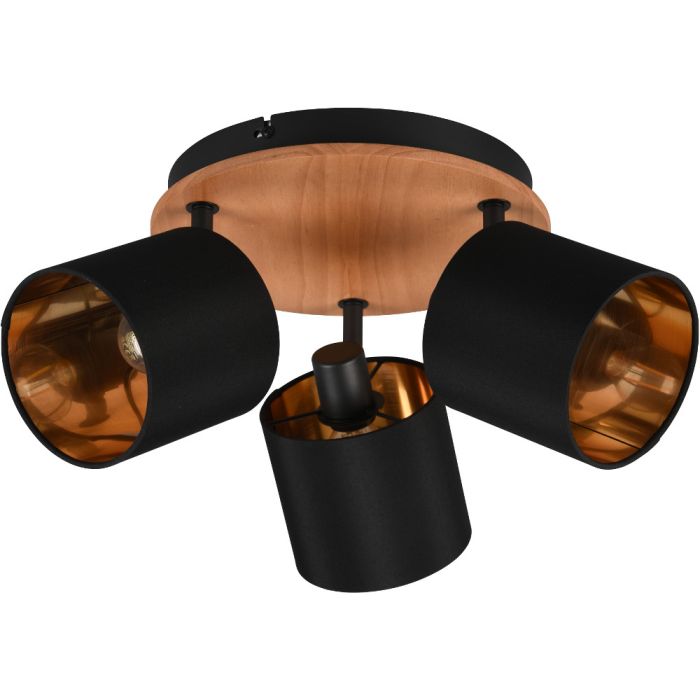 Trio  Spot Tommy zwart-goud 46cm 4017807542585