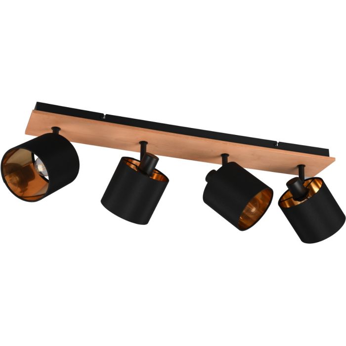 Trio  Spot Tommy zwart-goud 72cm 4017807542608