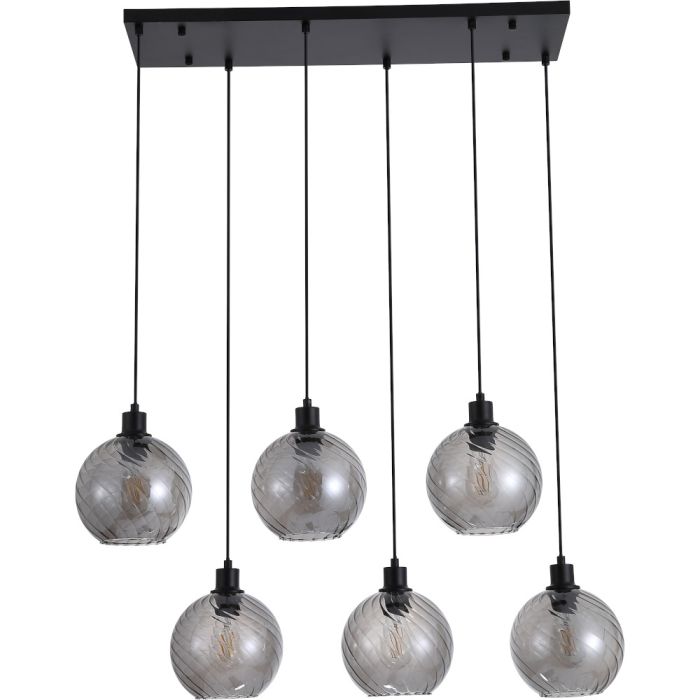 Searchlight Hanglamp Radiance rookglas 95cm 5053423305844