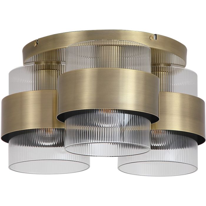 Searchlight Plafondlamp Royal messing 42cm 5053423326597