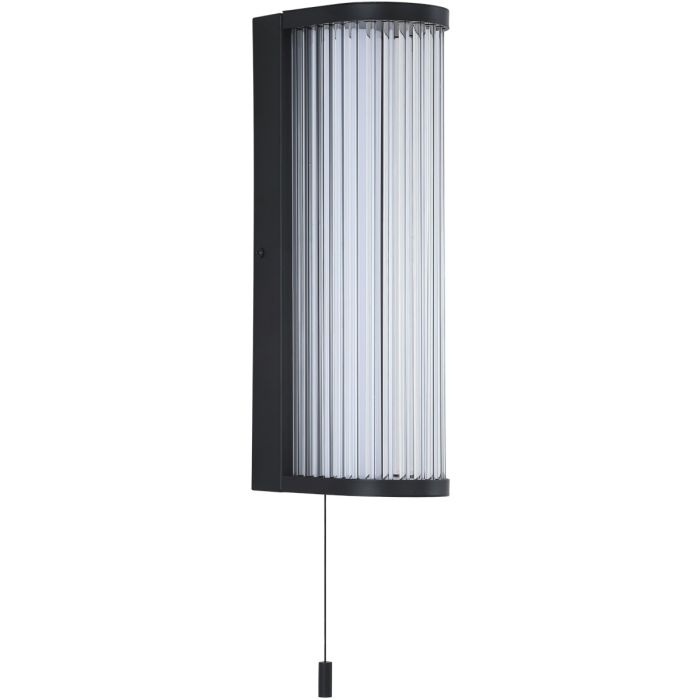 Searchlight Wandlamp Rue zwart 35cm 5053423326672