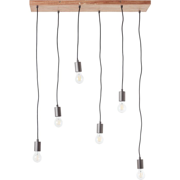 Brilliant Hanglamp Rustik hout 80cm 4004353396533