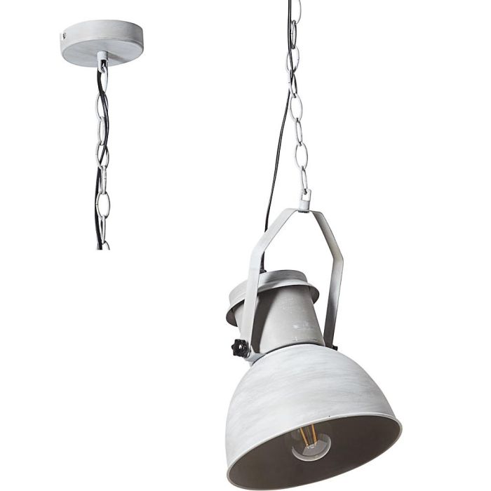 Brilliant Hanglamp Salford grijs 23cm 4004353240454