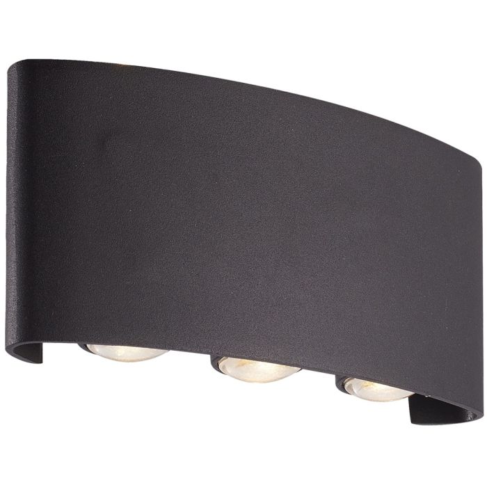 Searchlight Buitenwandlamp Shadows zandzwart 18cm 5053423283005