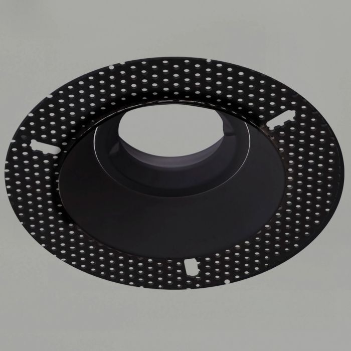 Searchlight Inbouwspot Slim Trimless IP65 zwart ZM75 D85mm 5053423293608
