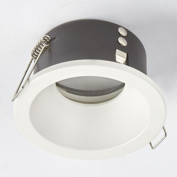 Searchlight Inbouwspot Slim Trim IP65 wit ZM75 D85mm 5053423079806