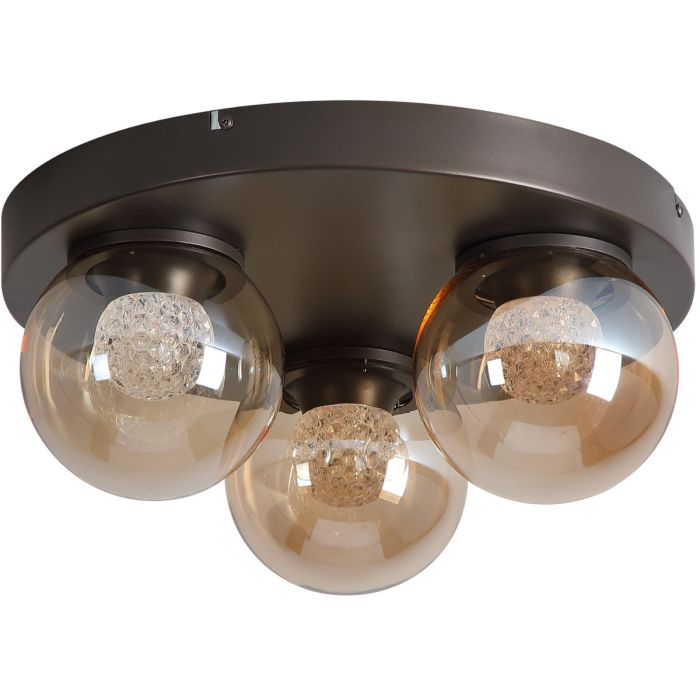 Searchlight Plafondlamp Solis champagneglas 40cm 5053423324777