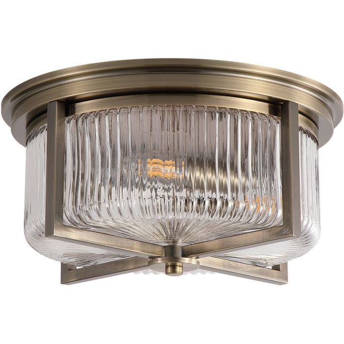 Searchlight Plafondlamp Sophie messing 35cm 5053423329451
