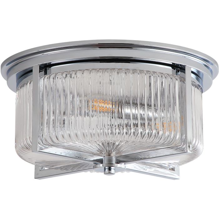 Searchlight Plafondlamp Sophie chroom 35cm 5053423329468