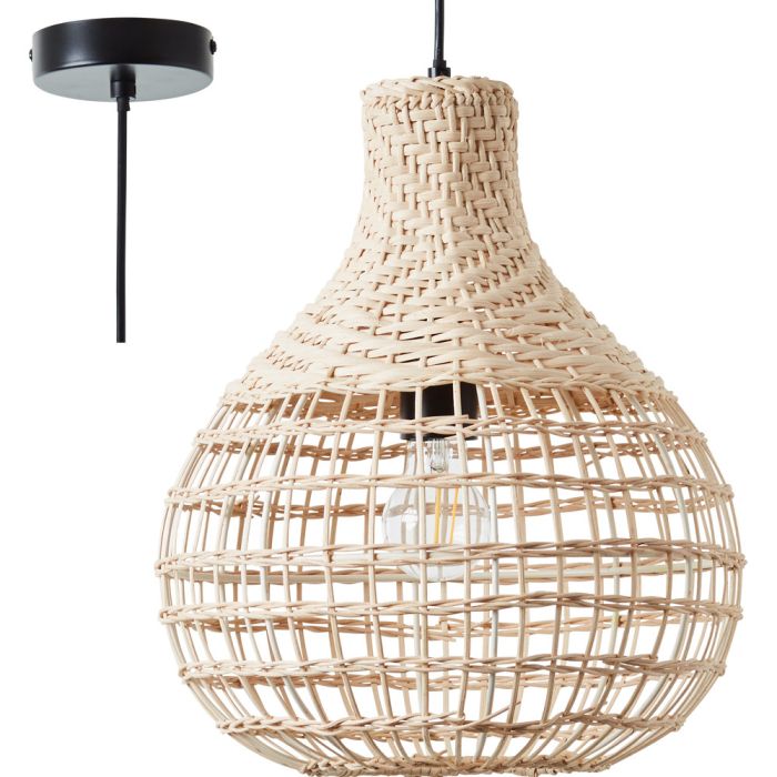 Brilliant Hanglamp Southsea rotan 33cm 4004353396687