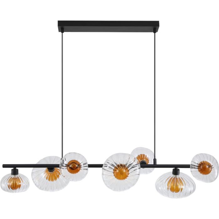 Searchlight Hanglamp Sunbeam amber 90cm 5053423298573