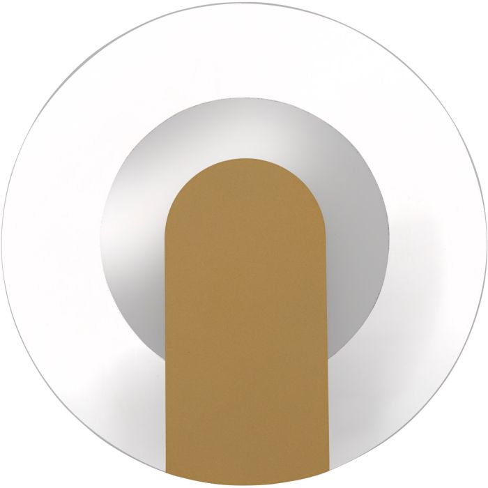 Searchlight Wandlamp Target goud 23cm 5053423302003