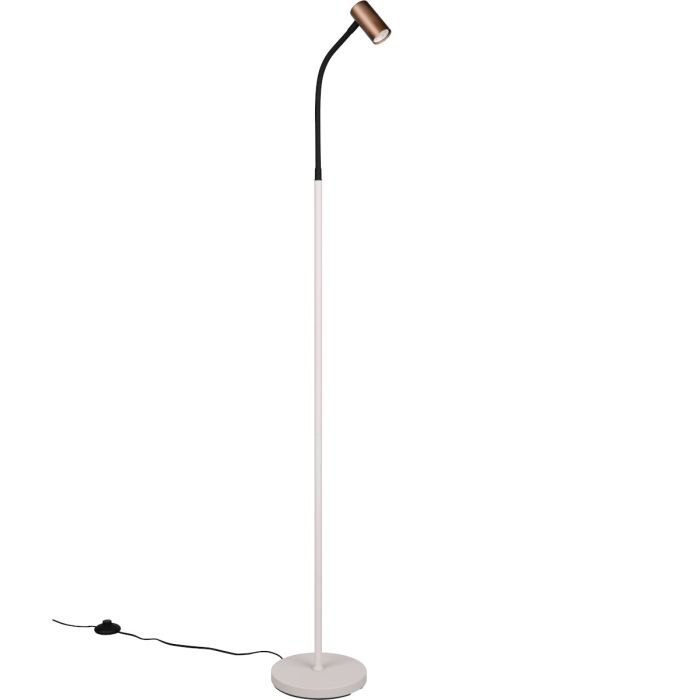 Trio  Leeslamp Taryn koffie 141cm 4017807685770