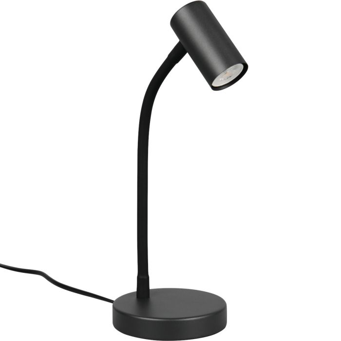 Trio  Bureaulamp Taryn zwart 36cm 4017807685718