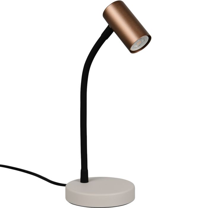 Trio  Bureaulamp Taryn koffie 36cm 4017807685732