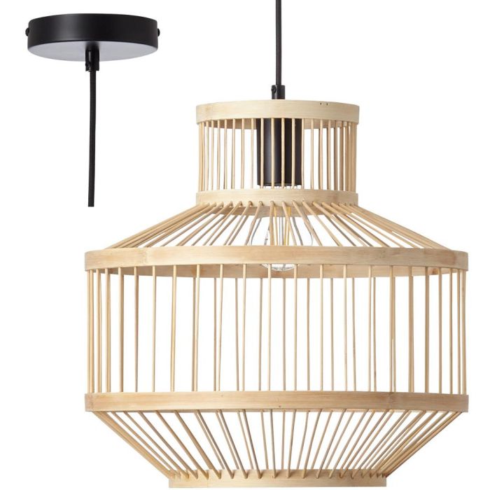 Brilliant Hanglamp Teva bamboe 35cm 4004353379161