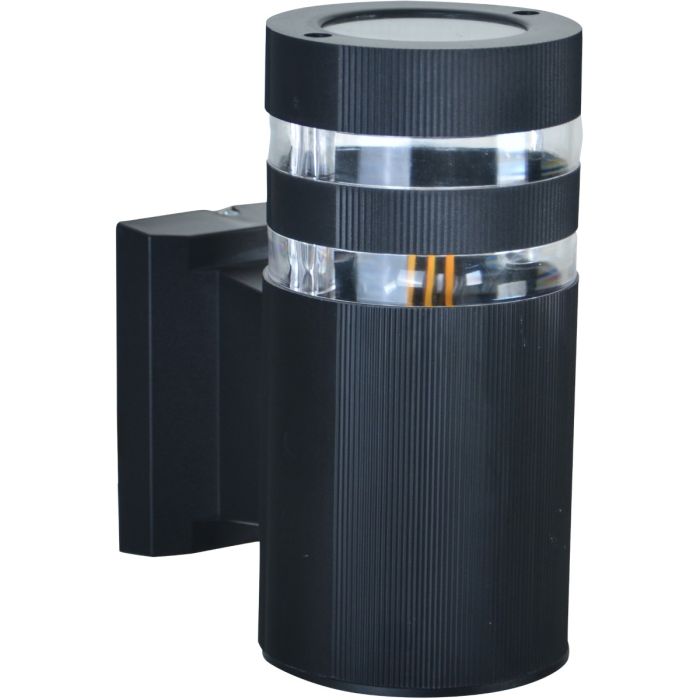 Searchlight Buitenwandlamp Toluca zwart 19cm 5053423329215