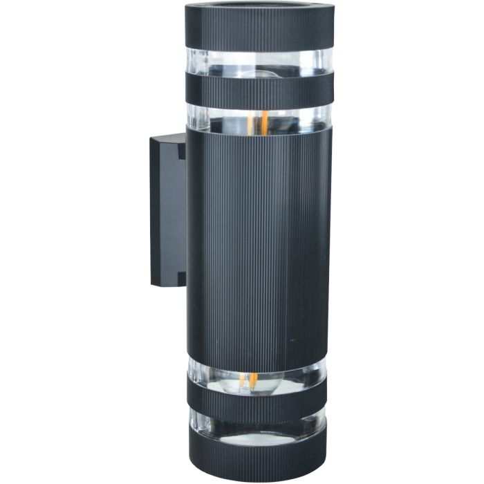 Searchlight Buitenwandlamp Toluca zwart 30cm 5053423329222