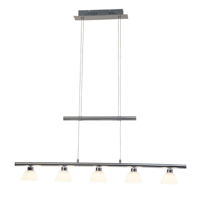 Brilliant Hanglamp Tonja chroom 98cm 4004353192746