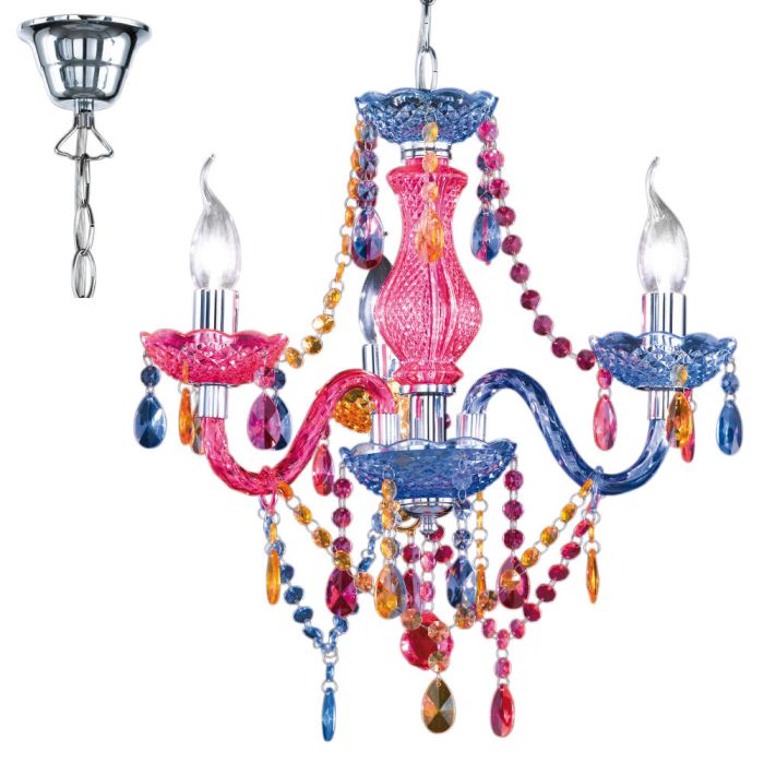 Trio  Kroonluchter Lüster bont 40cm 4017807241181