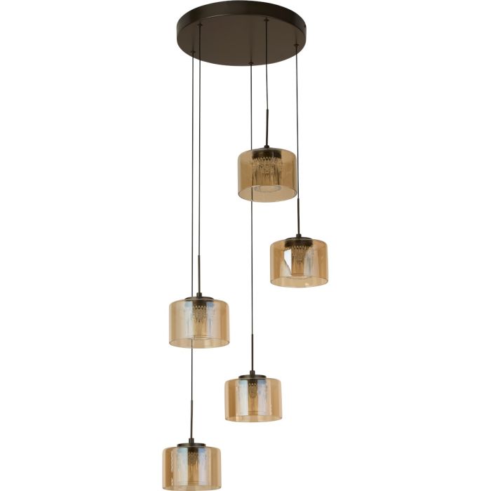 Searchlight Hanglamp Tumblers champagne 45cm 5053423324944