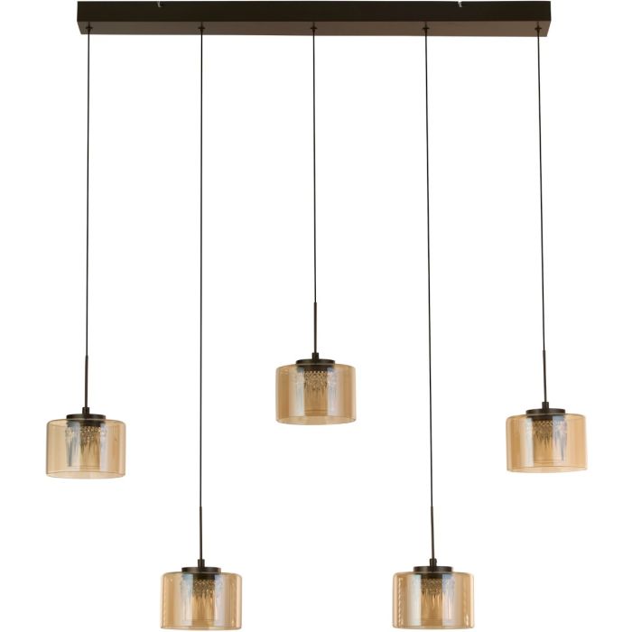 Searchlight Hanglamp Tumblers champagne 131cm 5053423324937