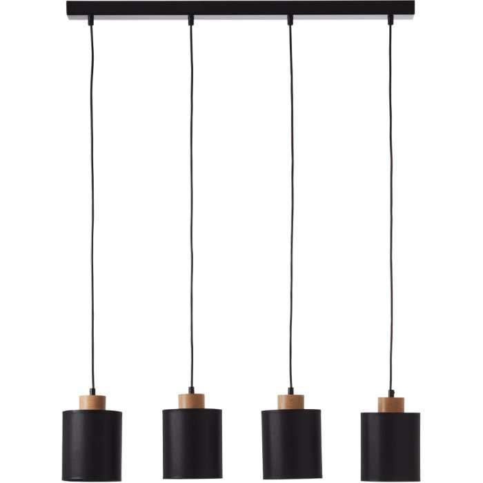 Brilliant Hanglamp Vonnie zwart 80cm 4004353391644