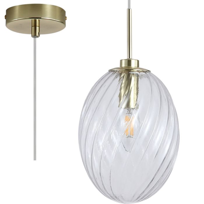 Searchlight Hanglamp Whirl helder 16cm 5053423301877