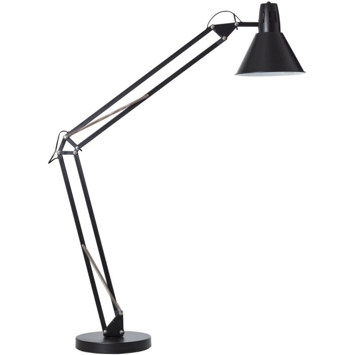 Brilliant Vloerlamp Winston zwart 180cm 4004353106408