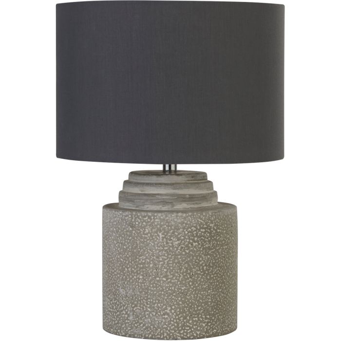 Searchlight Tafellamp Zara grijs 36cm 5053423125565