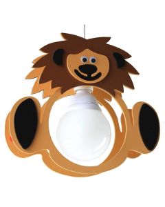 Elobra Hanglamp Leeuw Leo bruin 30cm 4019698127254