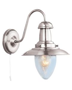 Searchlight Wandlamp Fisherman zilver 26cm 5013874211491