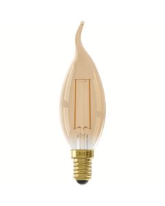 Calex BXS35 E14 kaars 3,5w 250lm goud 8712879154181