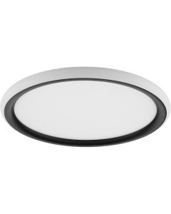 Brilliant Plafonniere Carloz zwart 30cm 4004353465253